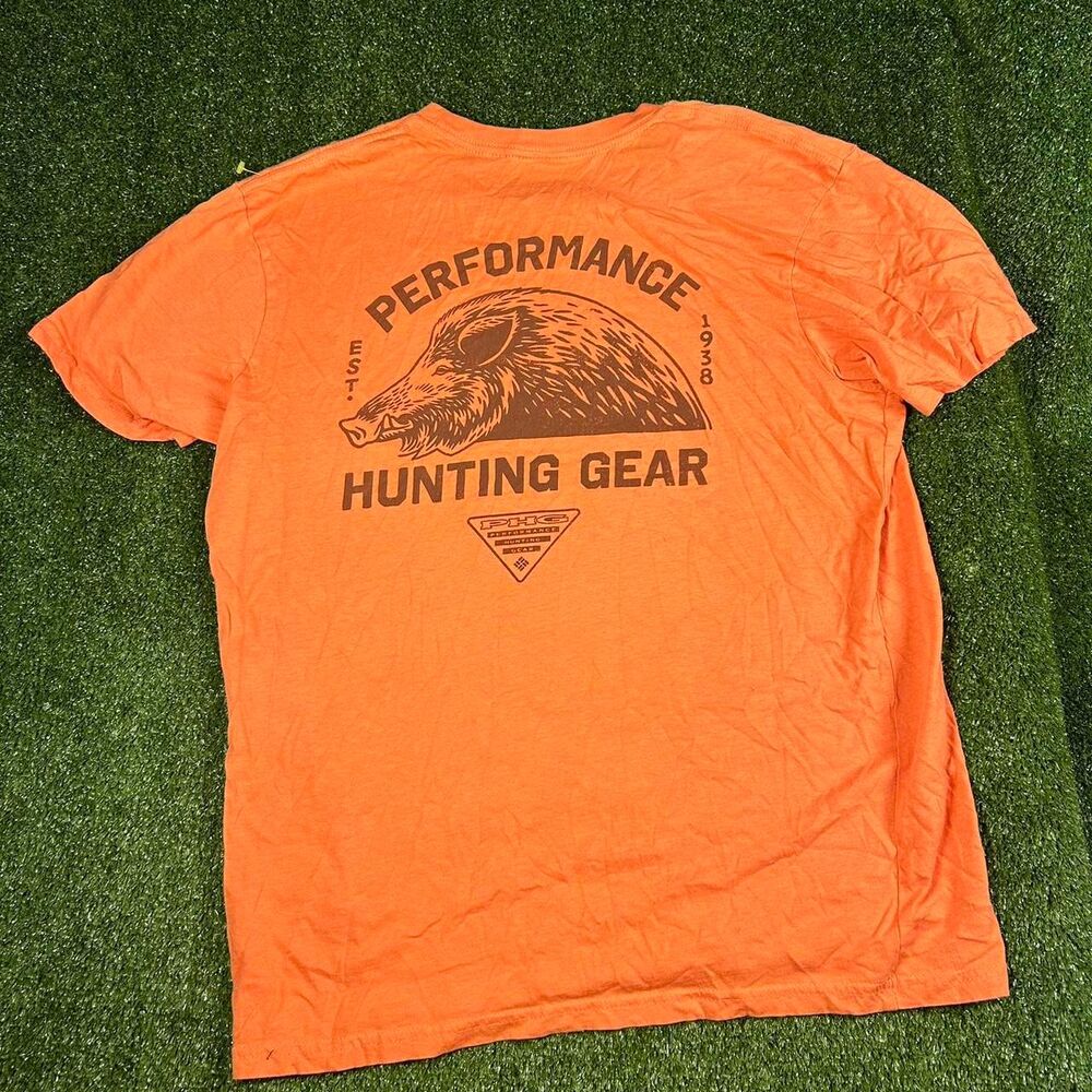 Columbia-sportswear Men's Orange T-shirt